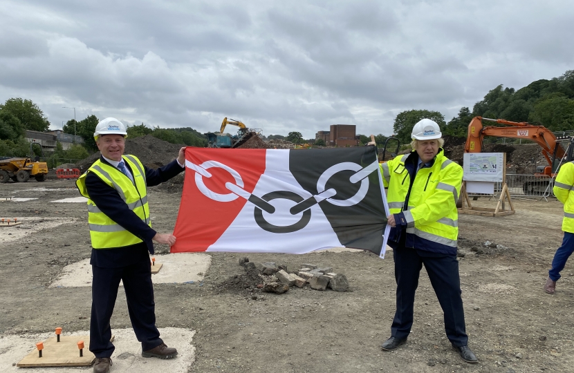 BLC Flag, with Boris Johnson 