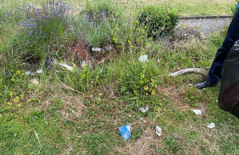 Litter in Kenilworth Court