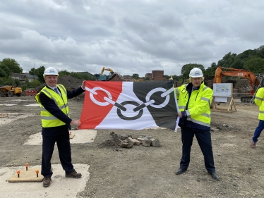 BLC Flag, with Boris Johnson 