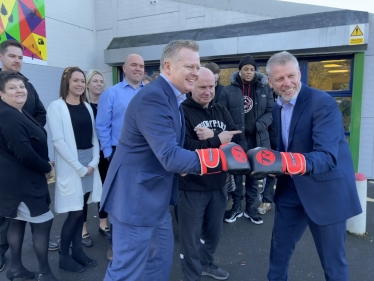 The opening of the new Priory Park School