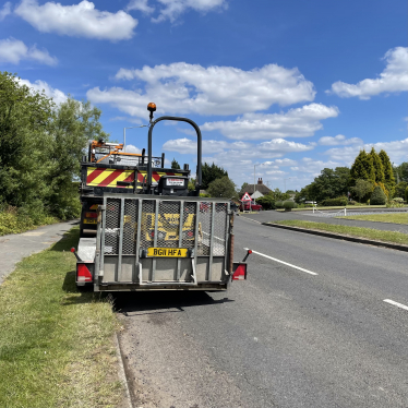 Road repairs beginning on the Northway, Sedgley