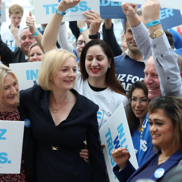 The Rt. Hon. Elizabeth Truss MP with Marco Longhi MP