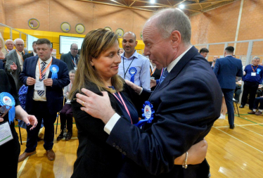 Marco Longhi MP congratulates Sara Bothul on winning St James's ward