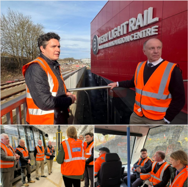 Welcoming Minister of State for Transport Huw Merriman MP to Dudley